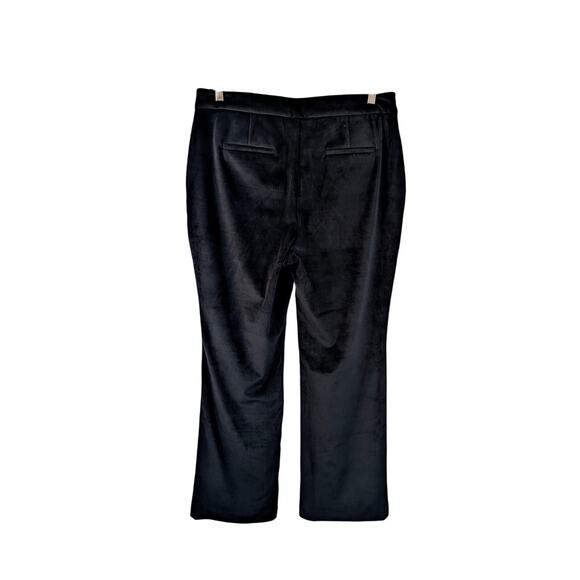 NWOT! MAISON D' AMELIE! LUXE BLACK VELOUR DOUBLE GOLD BUTTON ROWS SLACKS! SZ 14 - Picture 5 of 10